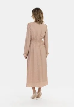 Usha Maxi Jurken Jurk Dames Lichtbeige -Aanbiedingen Usha Winkel 71bea8ba86f0ebad293010f577214eaa