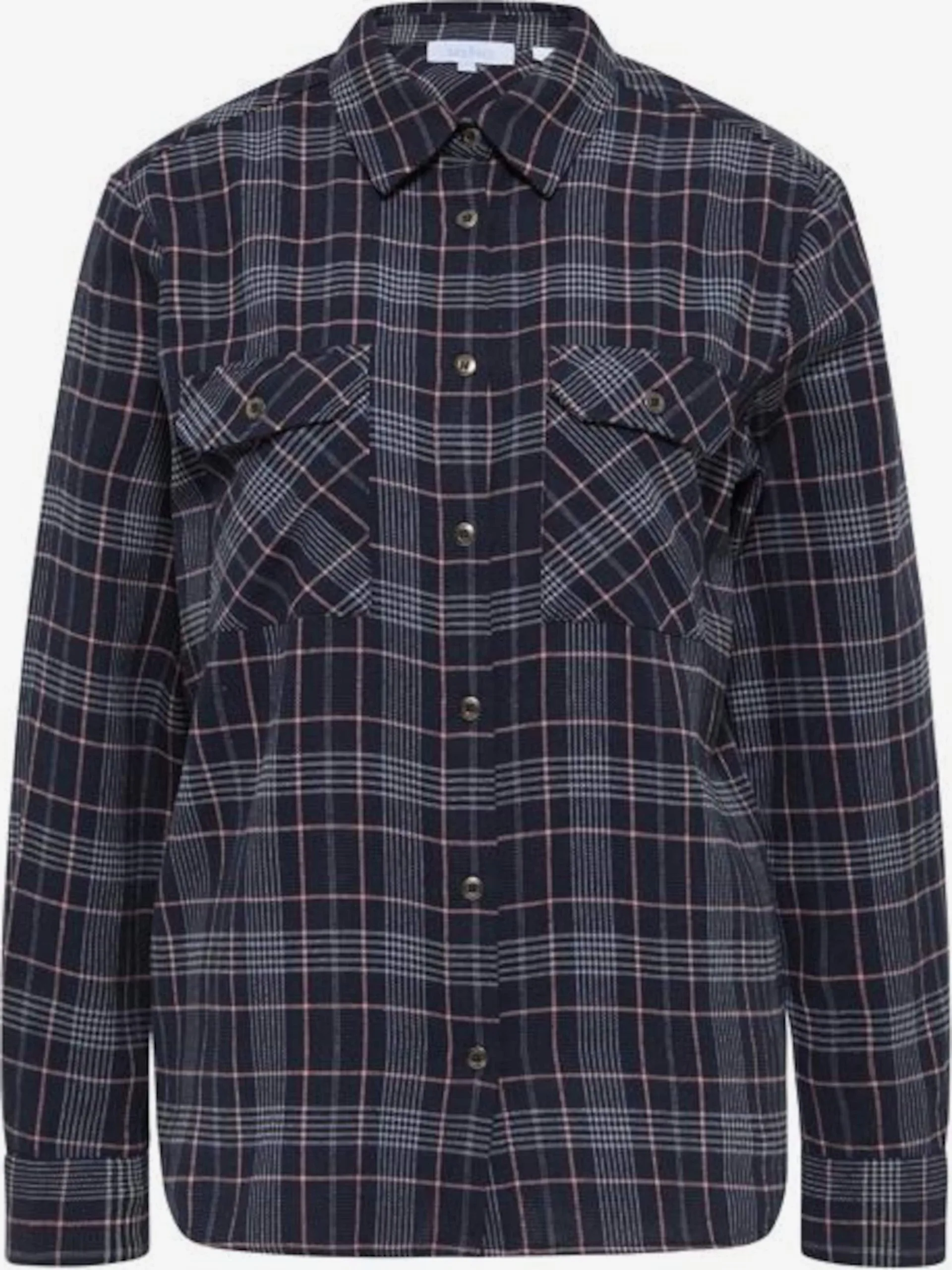 Blouseshirts Blouse Dames Lichtblauw / Donkerblauw 3 Blouseshirts Blouse Dames Lichtblauw / Donkerblauw