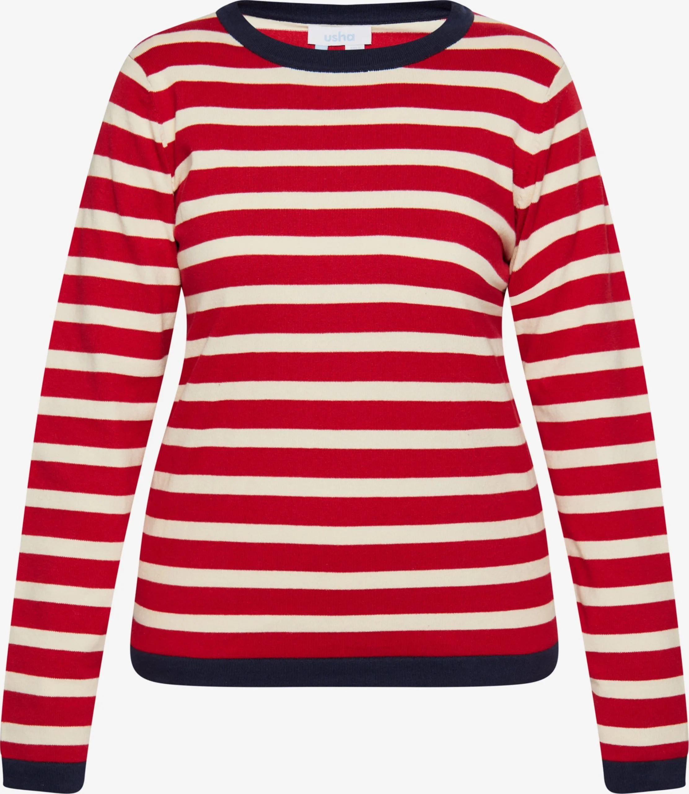 Fijngebreide Truien Trui Dames Vuurrood 3 Fijngebreide Truien Trui Dames Vuurrood