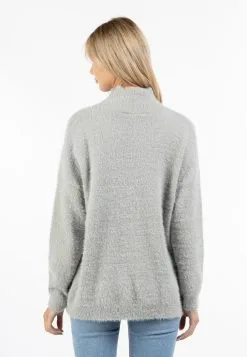 Usha Basic Truien Trui Dames Grijs -Aanbiedingen Usha Winkel 77e436f1417d0f7af202eb1de1cd16ed