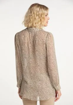 Usha Lange Blouses Blouse Dames Beige / Ecru -Aanbiedingen Usha Winkel 78e6ac57e2fc302f9c281f381568e969