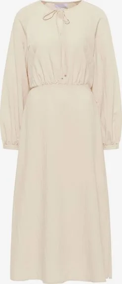 Maxi Jurken Jurk Dames Crème