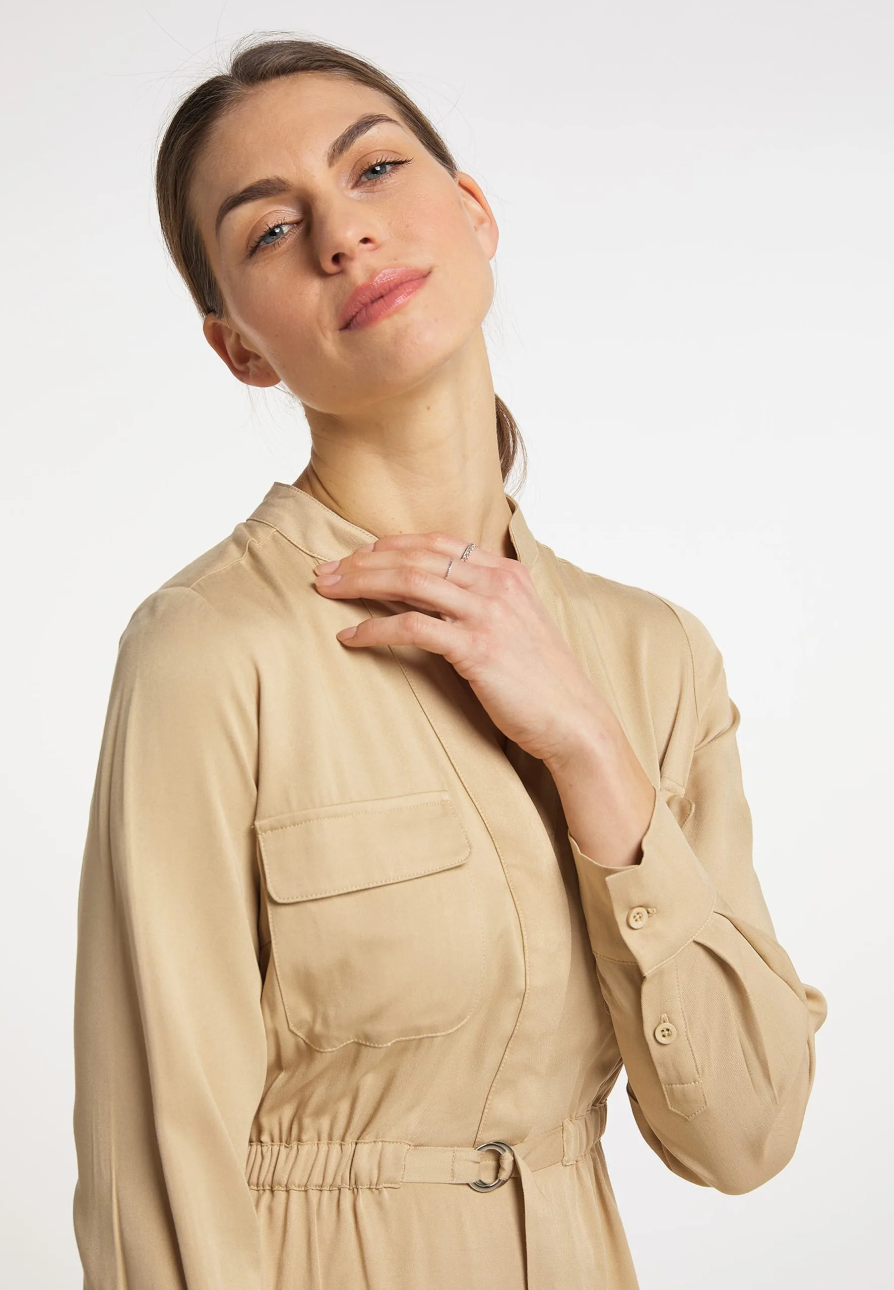 Mini Jurken Jurk Dames Sand 7 Mini Jurken Jurk Dames Sand - Afbeelding 5