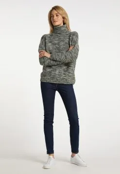 Coltruien Trui Dames Antraciet / Grijs Gemêleerd -Aanbiedingen Usha Winkel 7e377eea601fef3bdf1b33d477e9f0cd