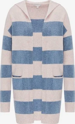 Usha Vesten Gebreid Vest Dames Duifblauw / Pastelroze