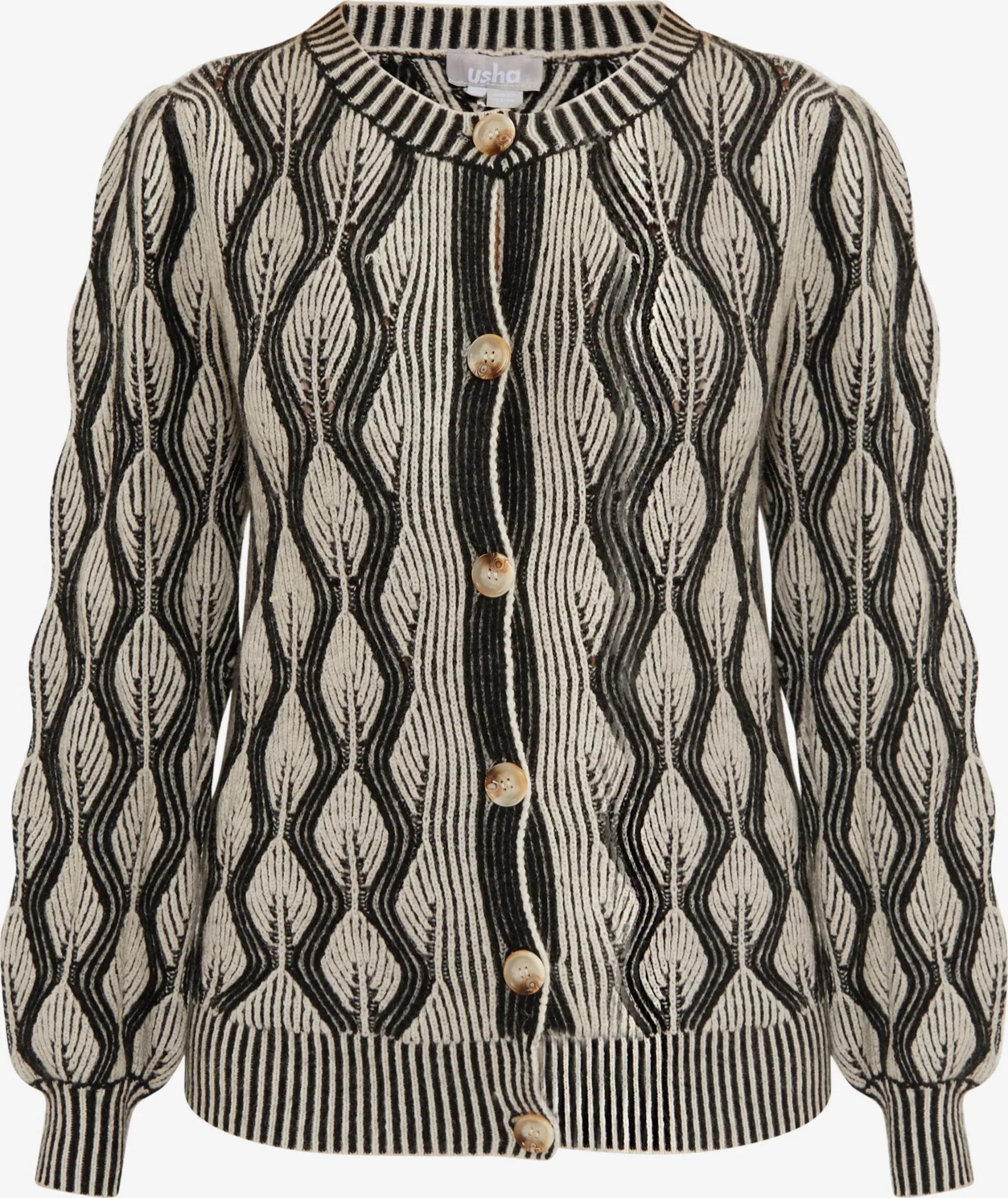 Usha Vesten Gebreid Vest Sivene Dames Wolwit 3 Usha Vesten Gebreid Vest Sivene Dames Wolwit