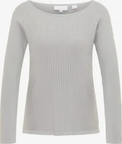 Basic Truien Trui Dames Lichtgrijs