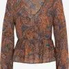 Blouseshirts Blouse Dames Cognac / Pueblo -Aanbiedingen Usha Winkel 85ba28744c0dc3ca083f53ebf76c6aad