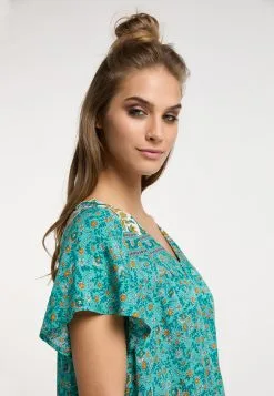 Zomerjurken Zomerjurk Dames Blauw -Aanbiedingen Usha Winkel 85fcd90723cd10786e9fa111900541e3