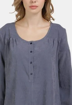 Blouseshirts Blouse Dames Duifblauw -Aanbiedingen Usha Winkel 86a7480c0828b48984b14c8db66e32b8