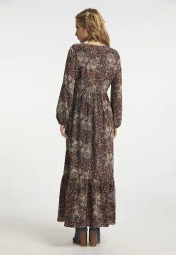 Maxi Jurken Jurk Dames Beige -Aanbiedingen Usha Winkel 87d0a2cf4225575c62e18e9ac6298818