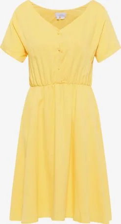 Zomerjurken Zomerjurk Dames Geel