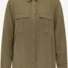 Usha Overhemden Blouse Dames Olijfgroen -Aanbiedingen Usha Winkel 8cddb32bdf1bed28ea91db6e5e445634