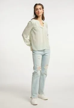 Kanten Blouses Blouse Dames Pastelgroen 10 Kanten Blouses Blouse Dames Pastelgroen -Aanbiedingen Usha Winkel 8f3121995066dc206a8991b6288f4c17