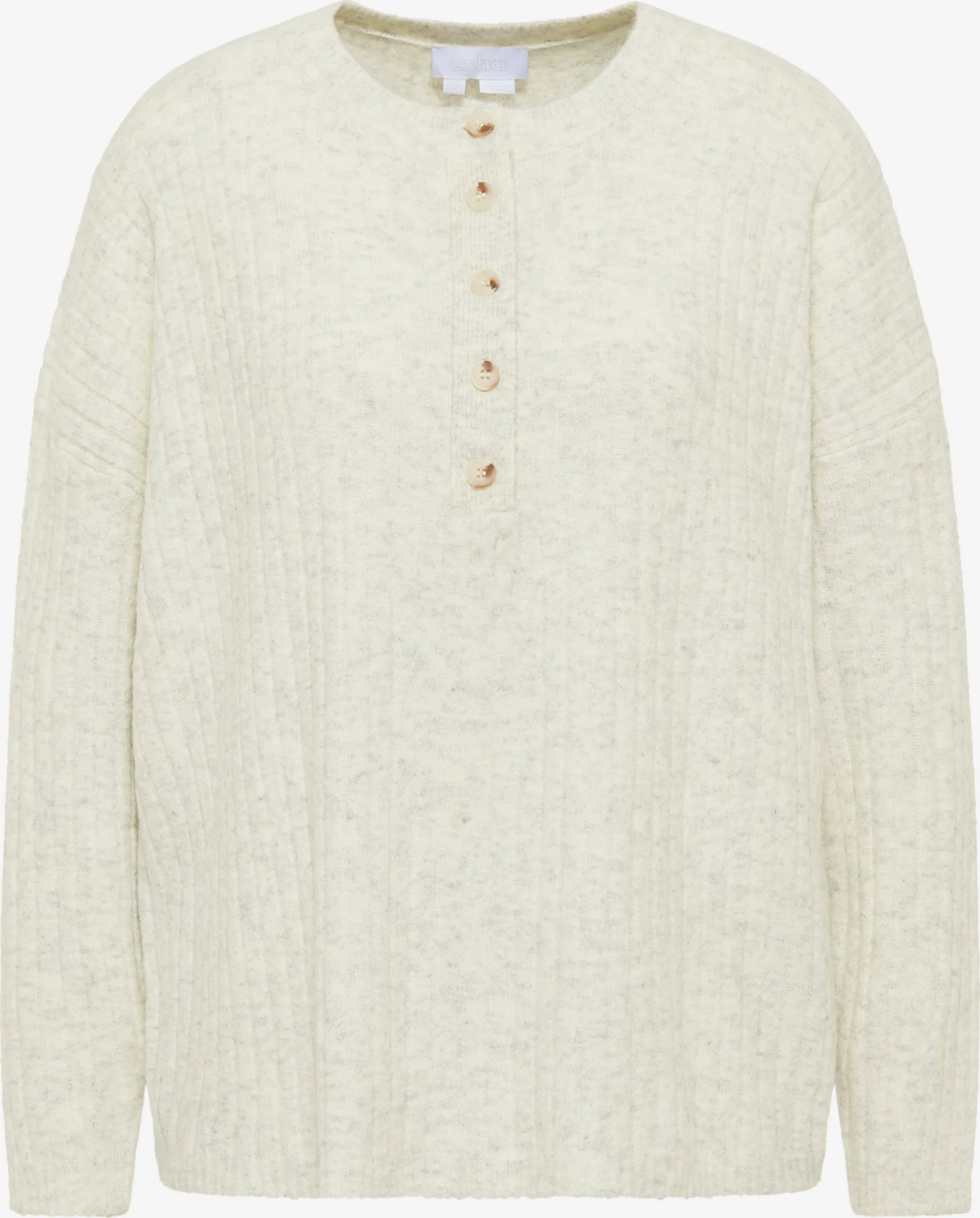 Fijngebreide Truien Trui Dames Wit Gemêleerd 3 Fijngebreide Truien Trui Dames Wit Gemêleerd