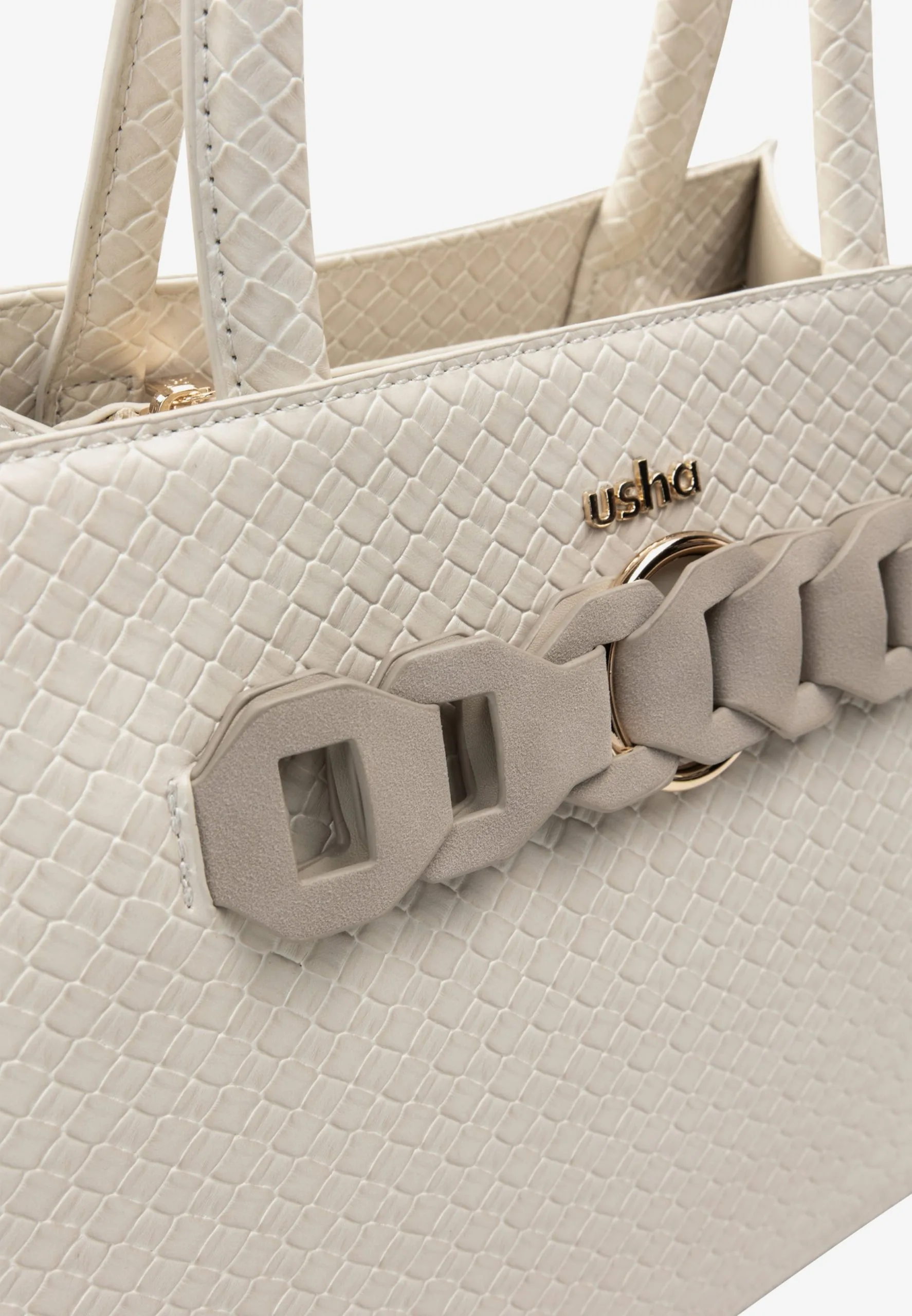 Usha Handtassen Handtas Dames Crème / Lichtbeige 7 Usha Handtassen Handtas Dames Crème / Lichtbeige - Afbeelding 5