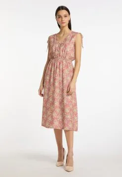 Usha Zomerjurken Zomerjurk Dames Oudroze -Aanbiedingen Usha Winkel 94cc1c57eee7ac8b1cc585ca7ae324e4