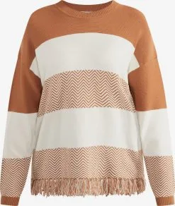 Fijngebreide Truien Trui Carnea Dames Oker