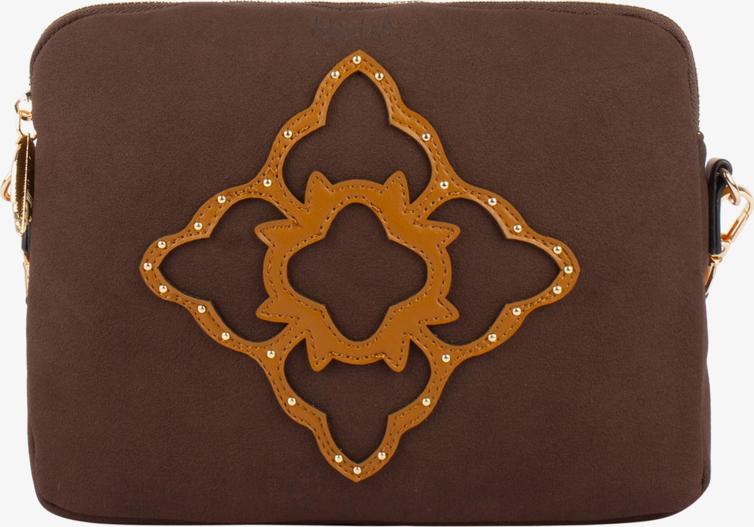 Schoudertasjes Schoudertas Dames Cognac / Donkerbruin 3 Schoudertasjes Schoudertas Dames Cognac / Donkerbruin