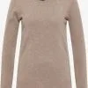 Usha Basic Truien Trui Dames Taupe