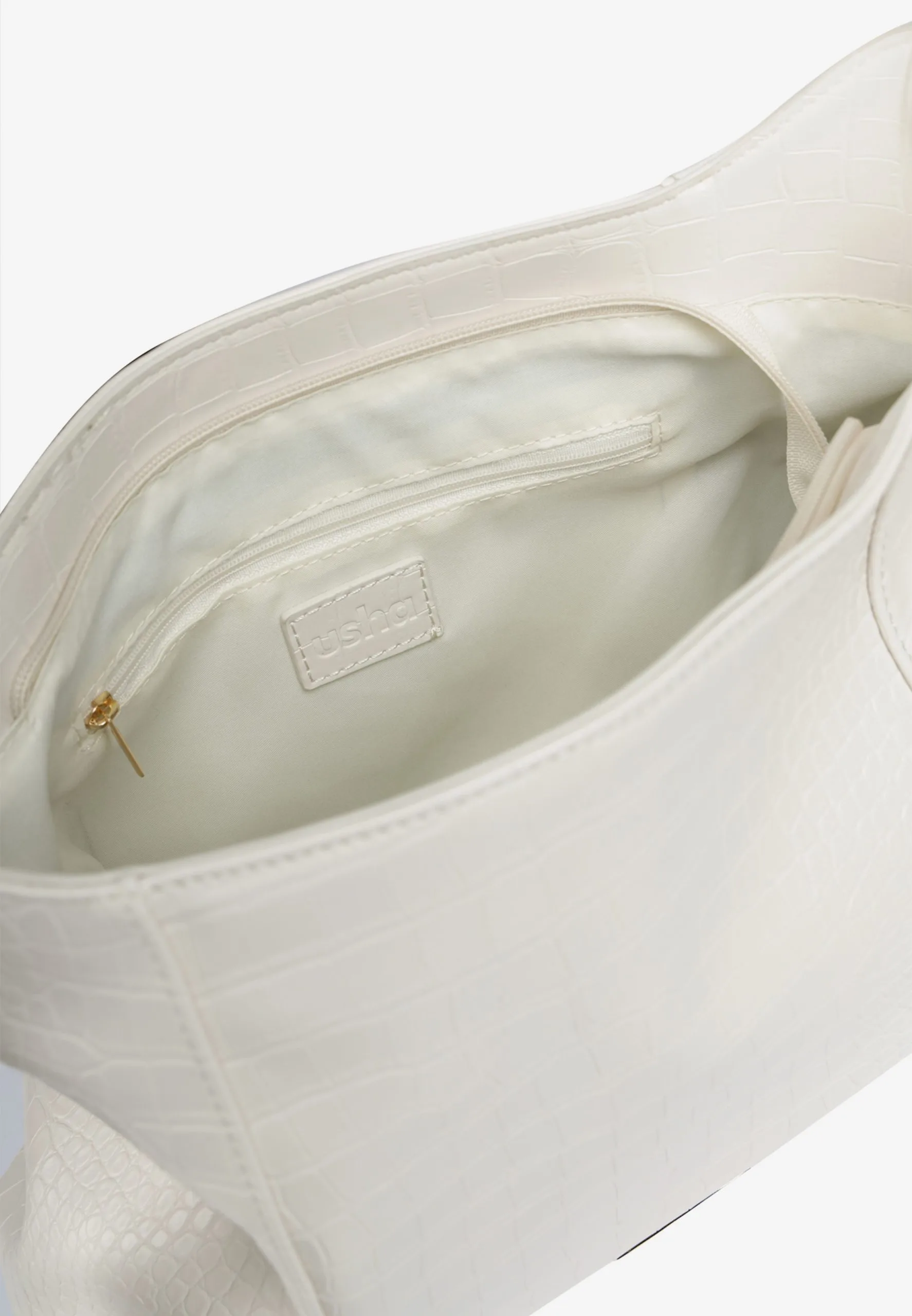 Usha Handtassen Handtas Dames Natuurwit 6 Usha Handtassen Handtas Dames Natuurwit - Afbeelding 4