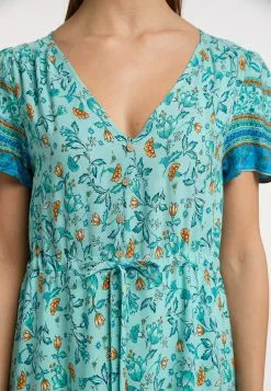 Maxi Jurken Jurk Dames Azuur -Aanbiedingen Usha Winkel 9ce96e68cf54adf059ab8d33c50a80f8