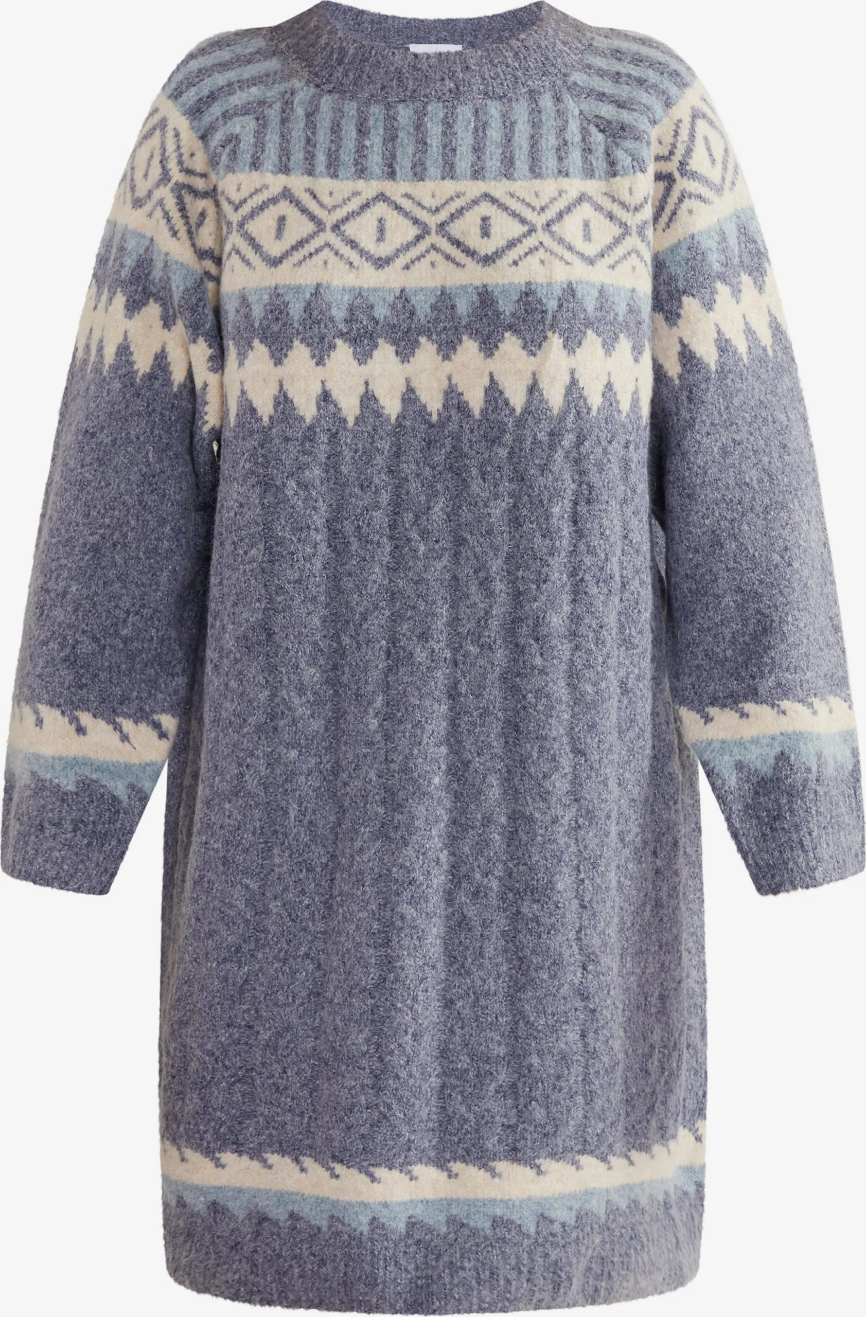 Gebreide Jurken Gebreide Jurk Lynnea Dames Blauw / Duifblauw 3 Gebreide Jurken Gebreide Jurk Lynnea Dames Blauw / Duifblauw