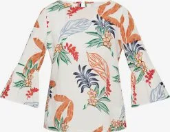 Usha Blouses Met Korte Mouw Blouse Dames Wit