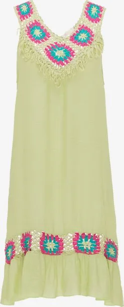 Zomerjurken Zomerjurk Dames Riet / Jade Groen