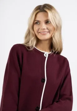 Vesten Gebreid Vest Dames Bordeaux 11 Vesten Gebreid Vest Dames Bordeaux -Aanbiedingen Usha Winkel a90fc79999aa371d1a1146668ac297b9