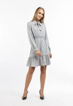 Blousejurken Blousejurk Dames Grijs -Aanbiedingen Usha Winkel ab5c68fe30e5e00e4d6f56af12f4955c