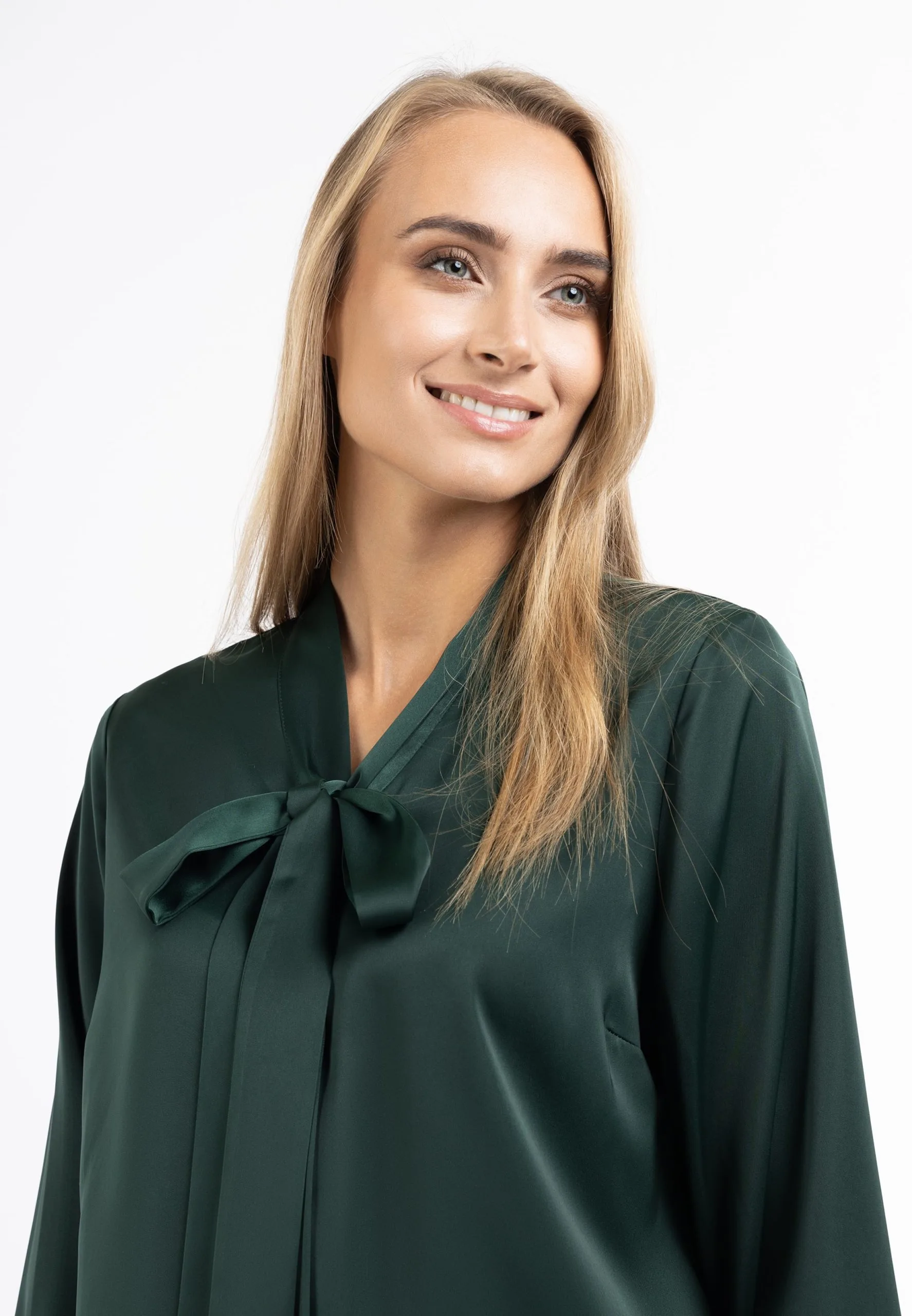 Blouses & Tunieken Blouse Dames Donkergroen 7 Blouses & Tunieken Blouse Dames Donkergroen - Afbeelding 5