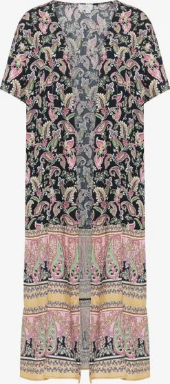 Ponchos & Kimonos Kimono Dames Zwart