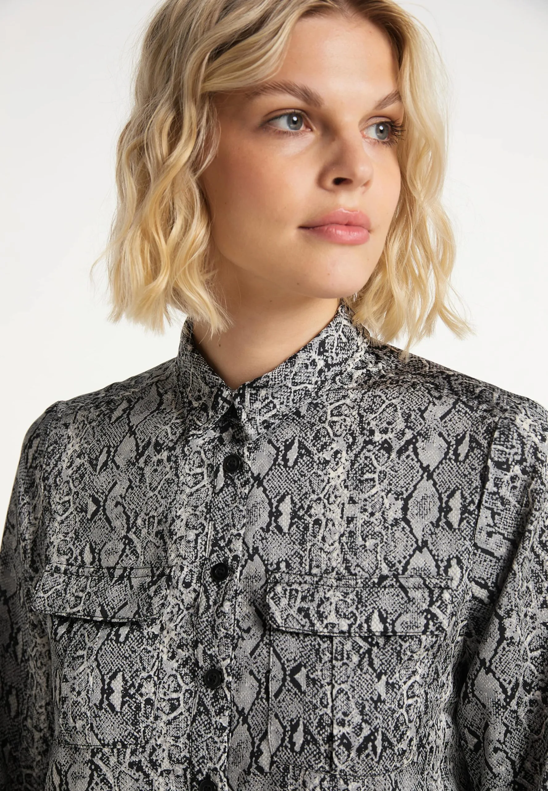 Usha Overhemden Blouse Dames Lichtgrijs 7 Usha Overhemden Blouse Dames Lichtgrijs - Afbeelding 5