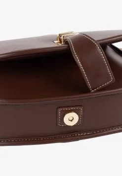 Schoudertasjes Schoudertas Dames Donkerbruin -Aanbiedingen Usha Winkel b21ace88ffa905e227c4c391150fe870