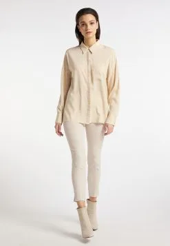 Overhemden Blouse Dames Crème -Aanbiedingen Usha Winkel b3b2ee8d81874a3f61d96d97cadfd806