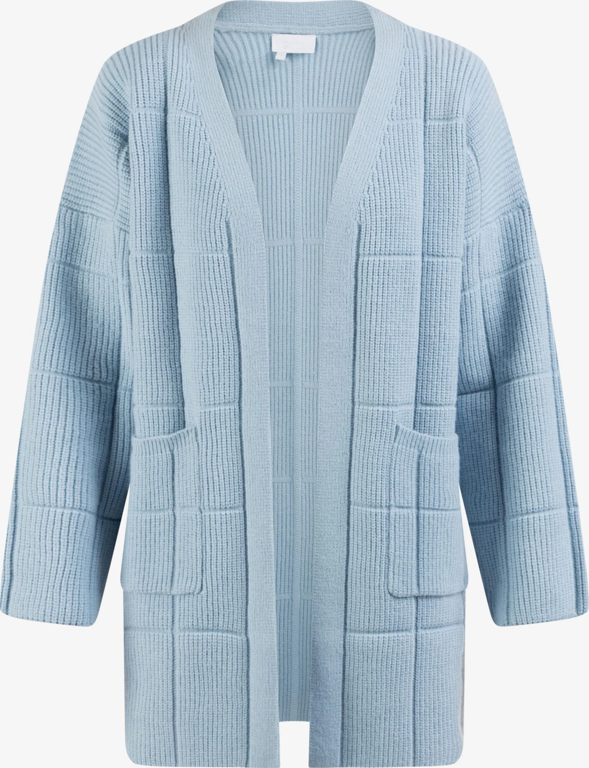 Vesten Gebreid Vest Dames Lichtblauw 3 Vesten Gebreid Vest Dames Lichtblauw