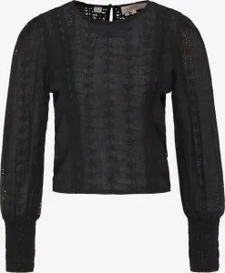 Blouseshirts Blouse Dames Zwart