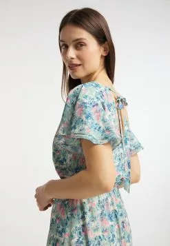 Usha Zomerjurken Zomerjurk Dames Navy -Aanbiedingen Usha Winkel b4e3e21fe00715dc21e735b001740652