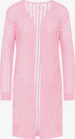 Vesten Gebreid Vest Dames Rosa