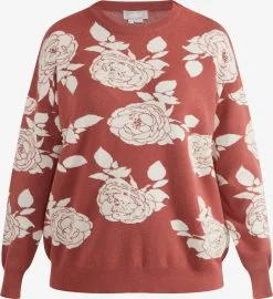 Usha Fijngebreide Truien Trui Dames Oudroze