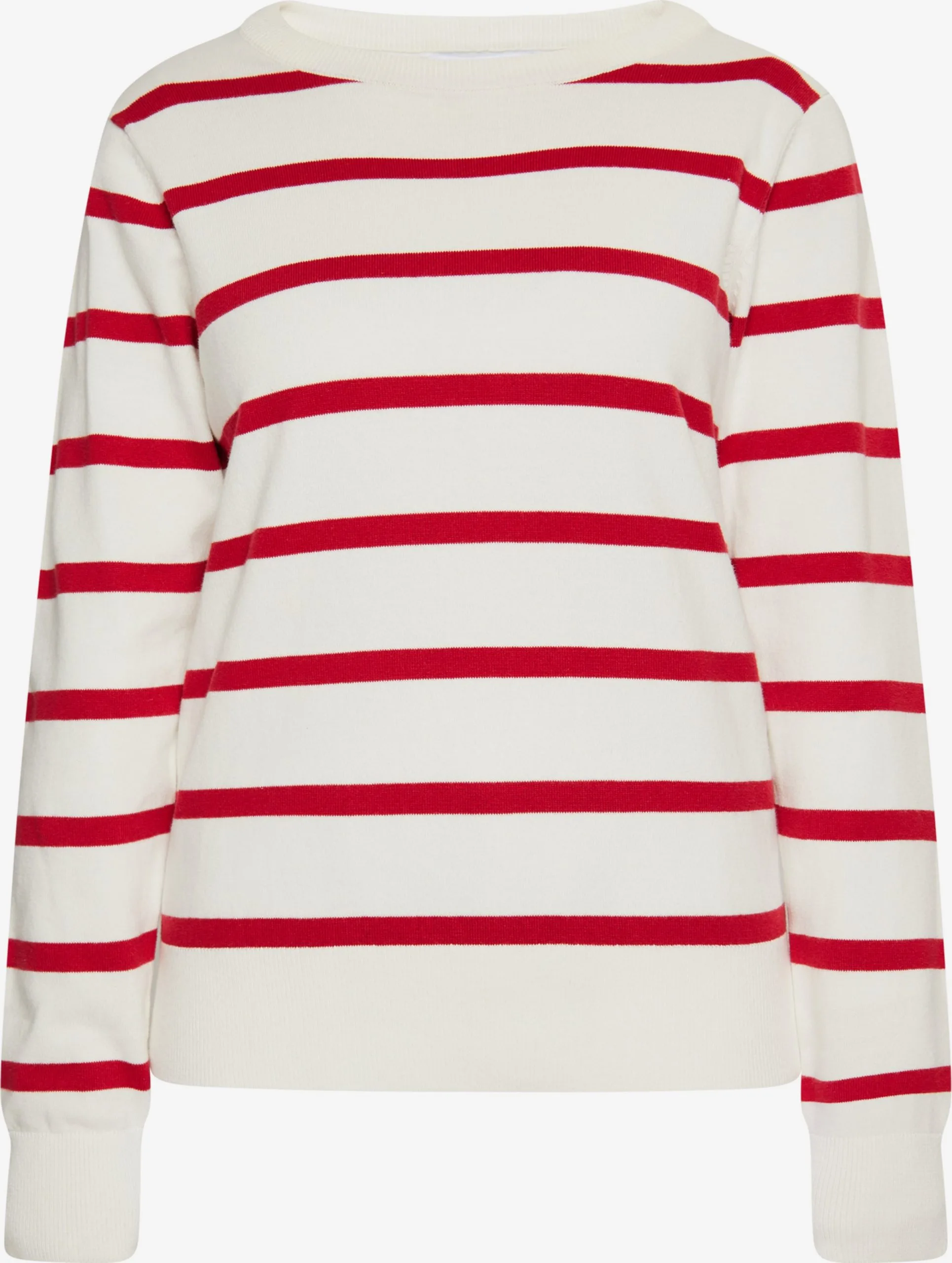 Fijngebreide Truien Trui Dames Rood / Wit 3 Fijngebreide Truien Trui Dames Rood / Wit