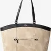 Usha Shoppers Shopper Dames Taupe / Zwart -Aanbiedingen Usha Winkel bdb14bfc64a430778f1be213901a0030