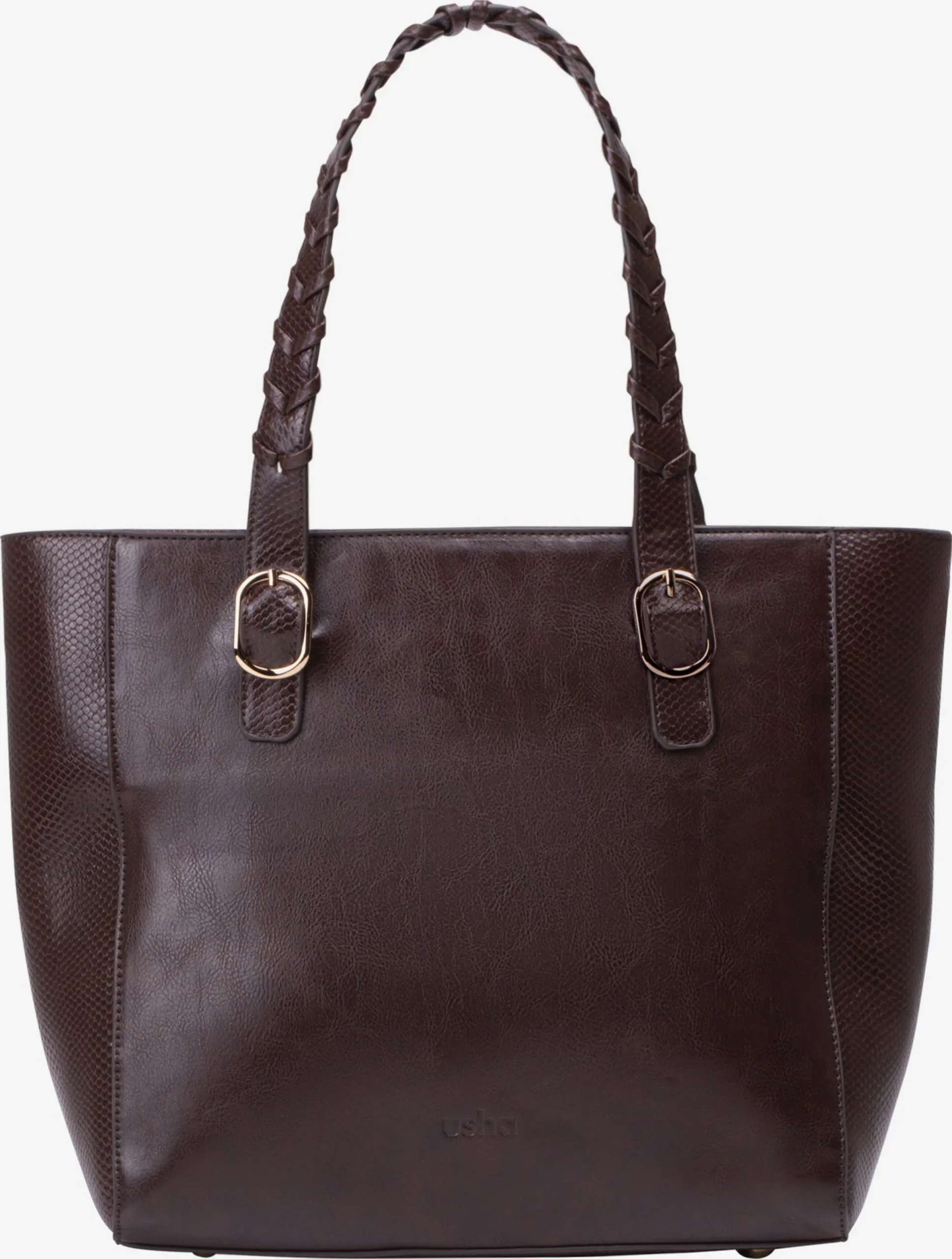 Usha Shoppers Shopper Dames Chocoladebruin 3 Usha Shoppers Shopper Dames Chocoladebruin