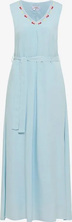 Maxi Jurken Jurk Сarnea Dames Lichtblauw