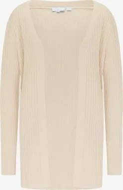 Vesten Gebreid Vest Dames Beige