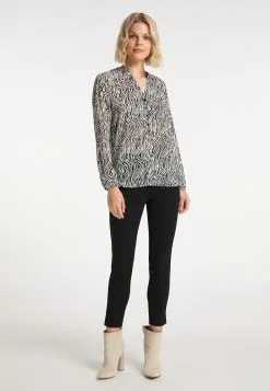 Usha Blouses & Tunieken Blouse Dames Crème / Zwart -Aanbiedingen Usha Winkel c3465dbfa180aa514b83963d2f239a9a