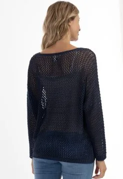 Fijngebreide Truien Trui Dames Nachtblauw -Aanbiedingen Usha Winkel c3fbc494f0d398e0506a52b8e3e4fdb3