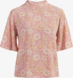 Usha Blouses Met Korte Mouw Blouse Dames Rosa