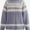 Fijngebreide Truien Trui Lynnea Dames Blauw -Aanbiedingen Usha Winkel c5a9495304bccda52f5eda7f4532eecc